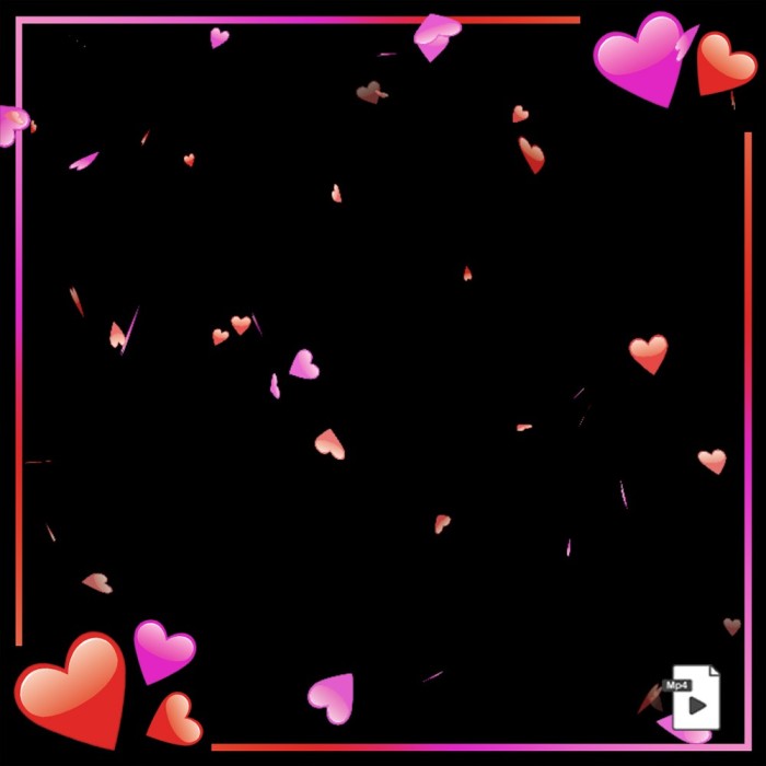 Love Hearts Animated Overlay