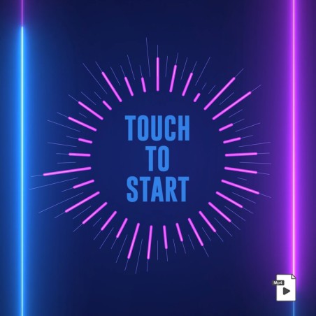 Neon Border - Touch to start animation