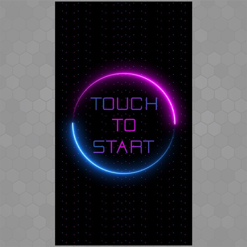 Laser Circle - Touch to start animation