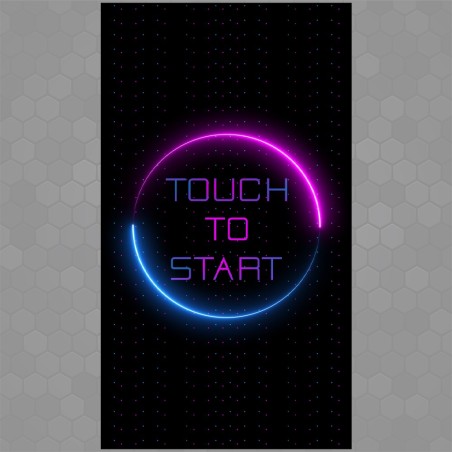 Laser Circle - Touch to start animation