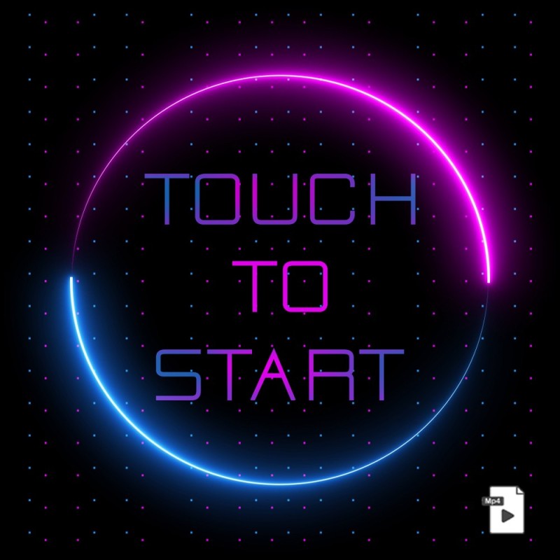 Laser Circle - Touch to start animation