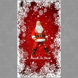 Dancing Santa - Touch to start animation