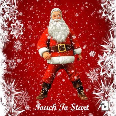 Dancing Santa - Touch to start animation