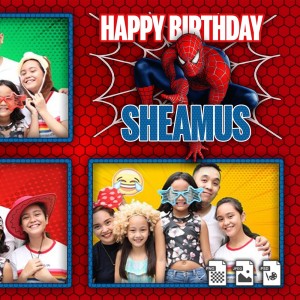 Spiderman Photo Booth Template