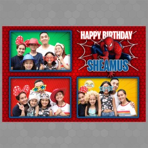 Spiderman Photo Booth Template