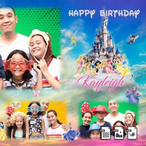 Disney Princess Photo Booth Template